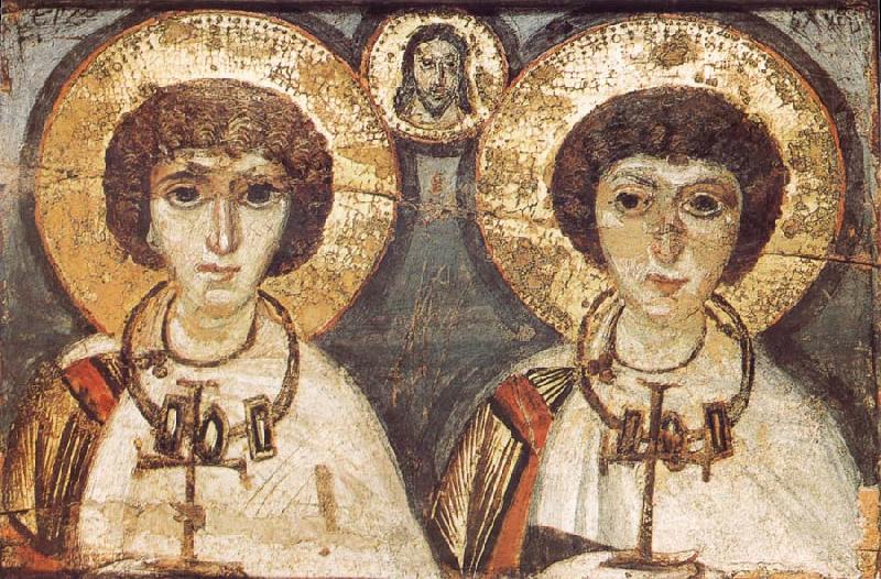 unknow artist Saint Sergius and Saint Bacchus oil painting picture